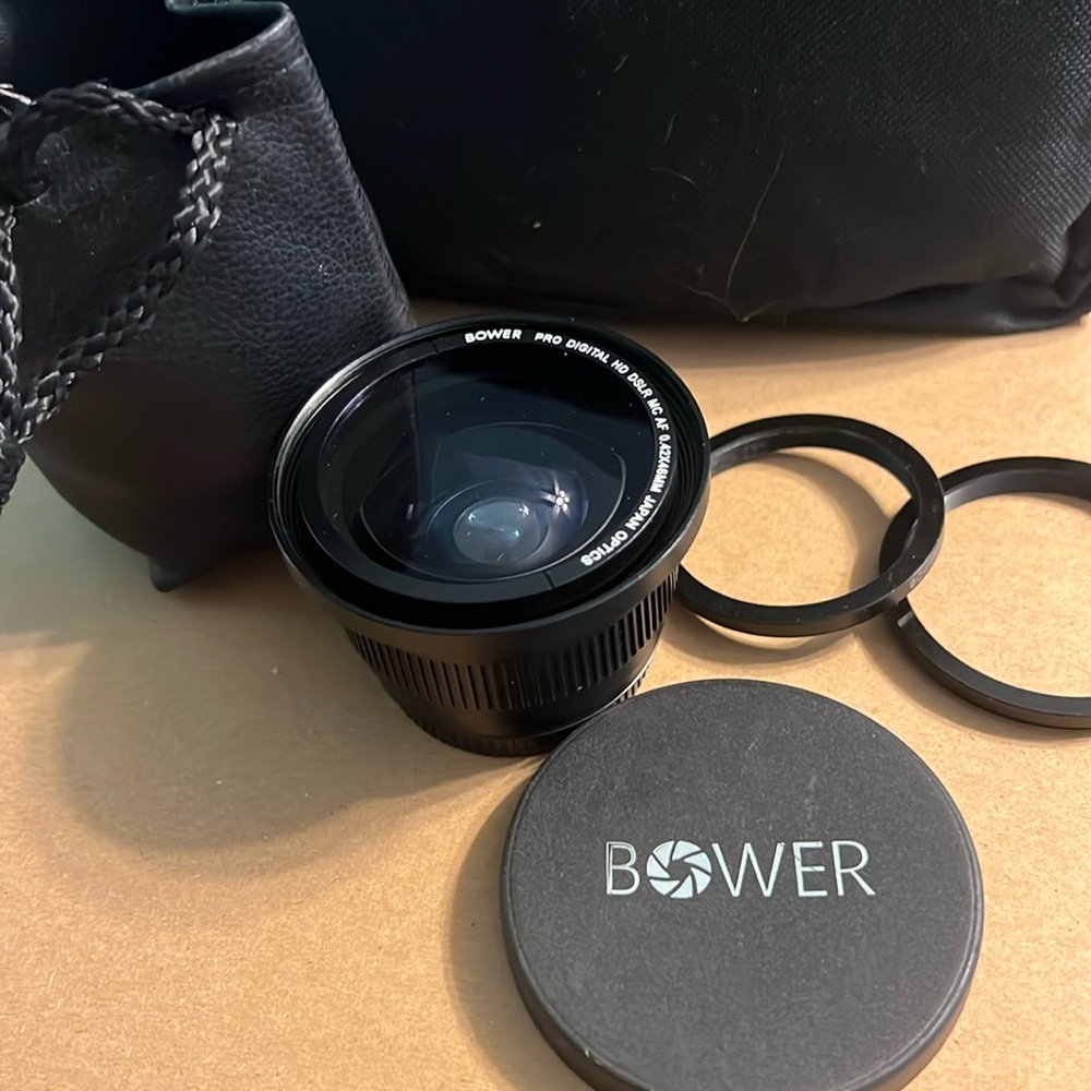 💕BOWER PRO DIGITAL HD DSLR MC AF 0.42X46mm lens